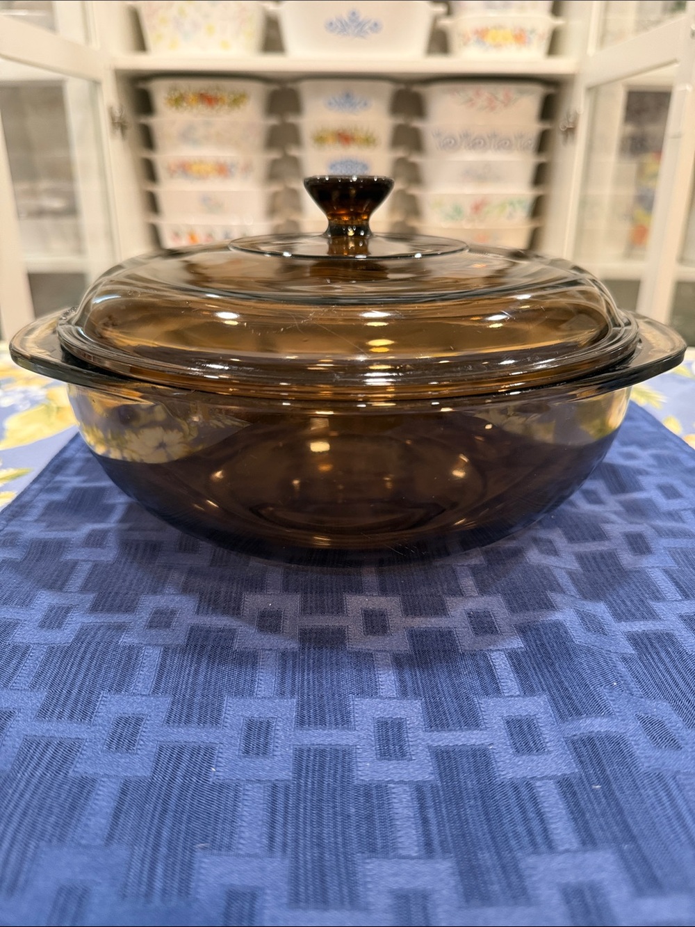 Pyrex Amber Glass 024 Casserole with Lid